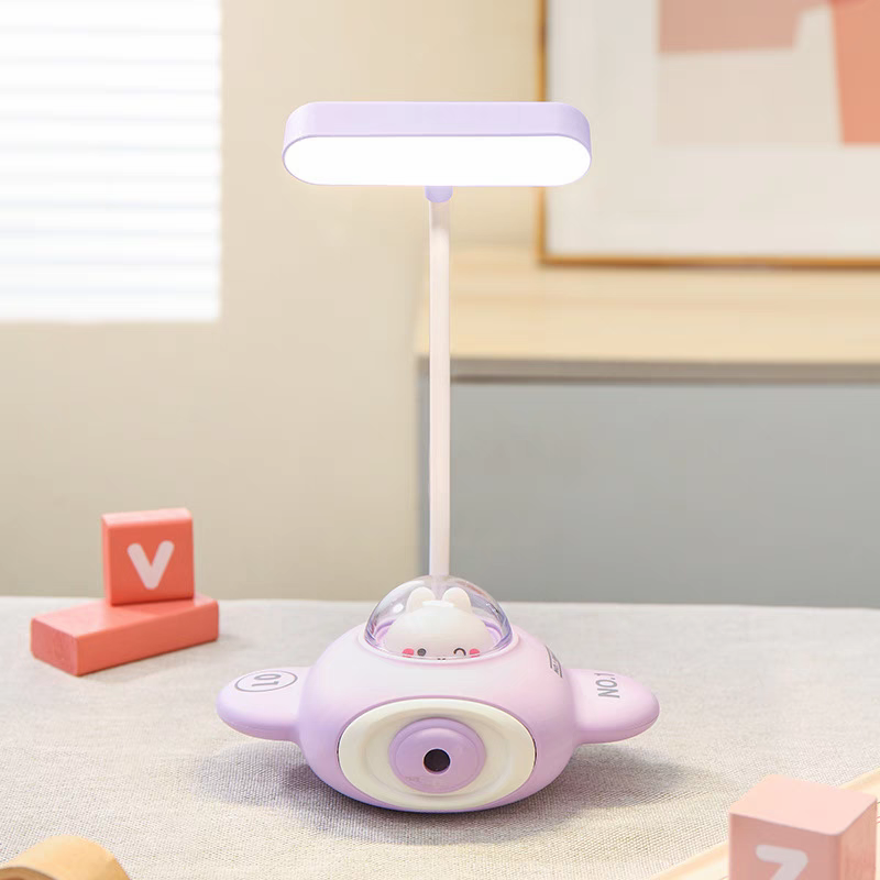 LED cartoon desk lamp with pencil sharpener