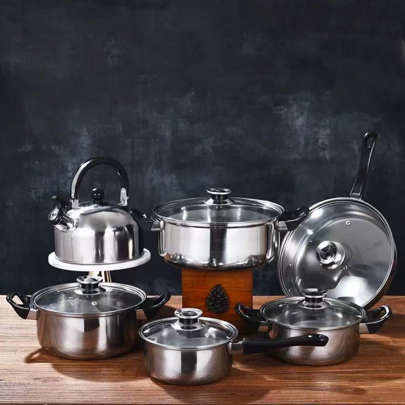 Single 16+double 18+20+24+frying pan 24+kettle