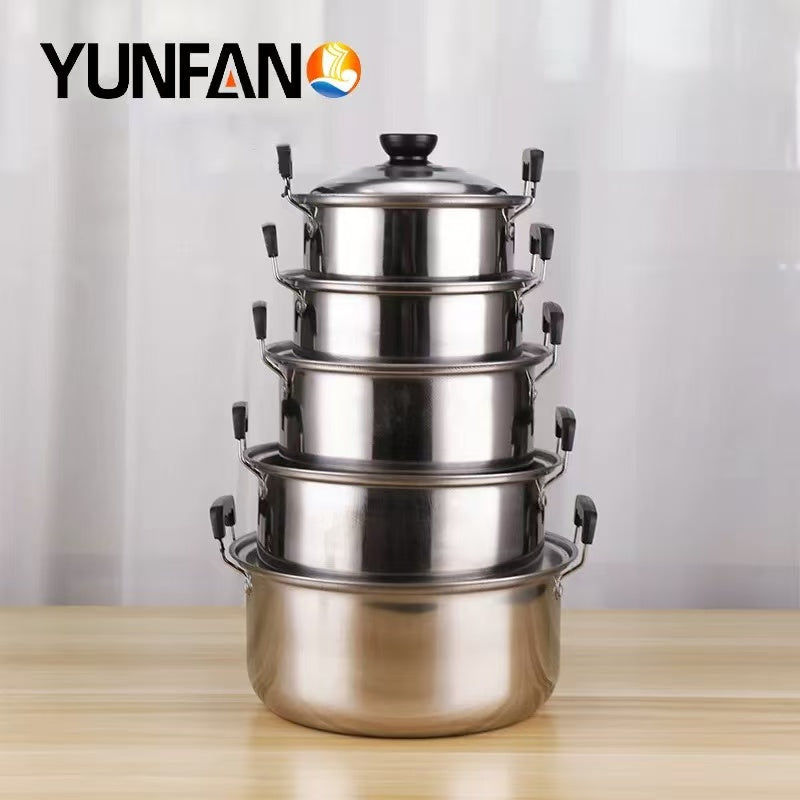 18-26cm5psc natural color tube ear socket pot