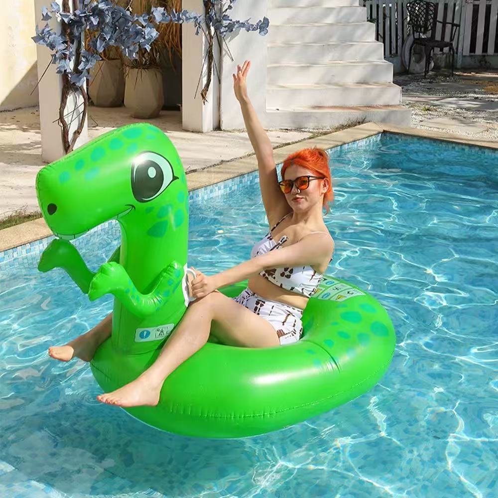 Dinosaur swimming pool